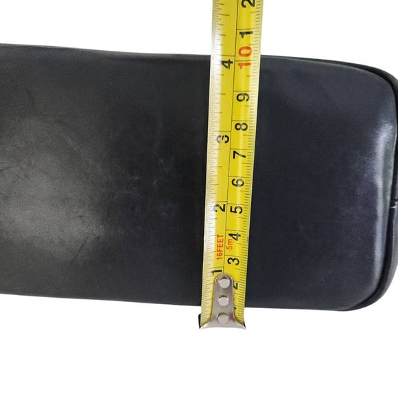 TIGNANELLO Black Leather Crossbody Bag made in Italy - Picture 11 of 14